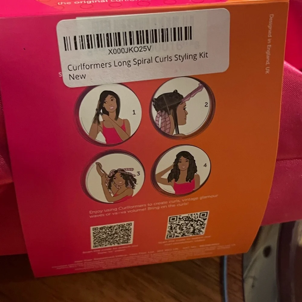 Women's/Girls Curlformers Long Spiral Curls Styling Kit opened but nvr used